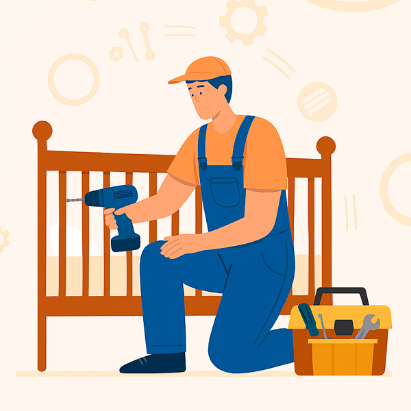 Ремонт детской кровати 1 remont detskih krovatok